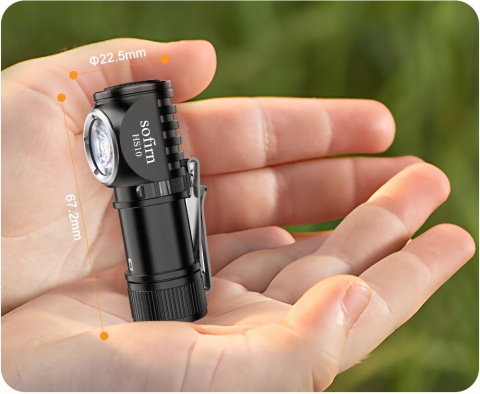 PREMIUM ! LATARKA CZOŁOWA Sofirn HS10 1100lm LED LH351D LED + aku 16340