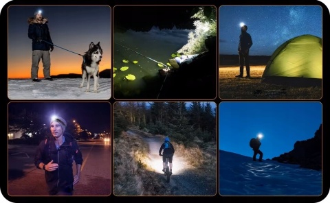 PREMIUM ! LATARKA CZOŁOWA Sofirn HS10 1100lm LED LH351D LED + aku 16340