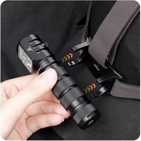 PREMIUM ! LATARKA CZOŁOWA Sofirn HS42 2100lm LED aku 18650 CZERWONE usb-c