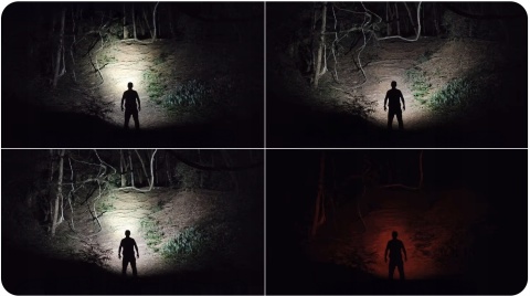 PREMIUM ! LATARKA CZOŁOWA Sofirn HS42 2100lm LED aku 18650 CZERWONE usb-c