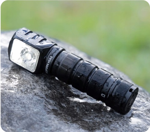 PREMIUM ! LATARKA CZOŁOWA Sofirn HS42 2100lm LED aku 18650 CZERWONE usb-c