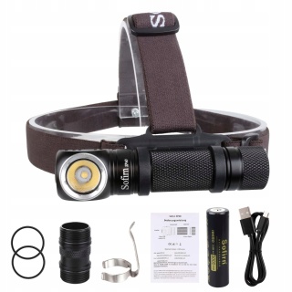 PREMIUM ! LATARKA CZOŁOWA Sofirn SP40 1200lm CREE XPL LED + aku 18650