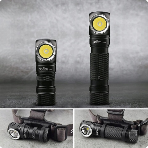 PREMIUM ! LATARKA CZOŁOWA Sofirn SP40 1200lm CREE XPL LED + aku 18650