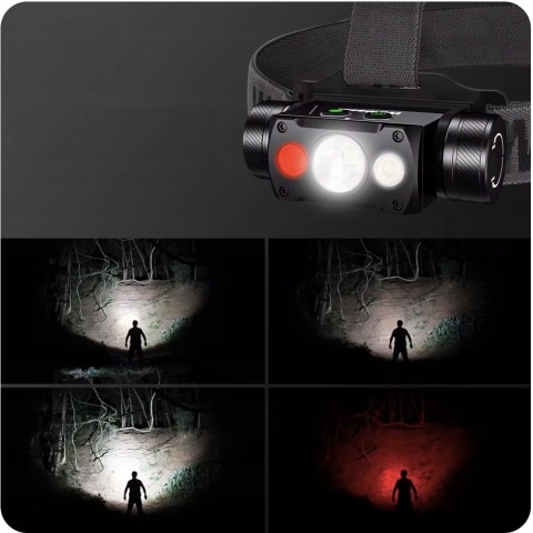 PREMIUM ! LATARKA CZOŁOWA WURKKOS HD50 4000lm LED 3 ŚWIATŁA 21700 SAMSUNG