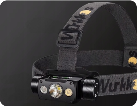 PREMIUM ! LATARKA CZOŁOWA WURKKOS HD50 4000lm LED 3 ŚWIATŁA 21700 SAMSUNG