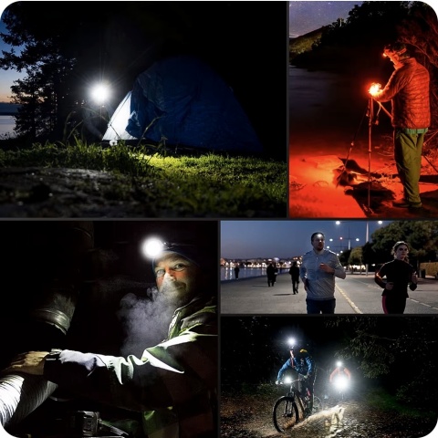 PREMIUM ! LATARKA CZOŁOWA WURKKOS HD50 4000lm LED 3 ŚWIATŁA 21700 SAMSUNG