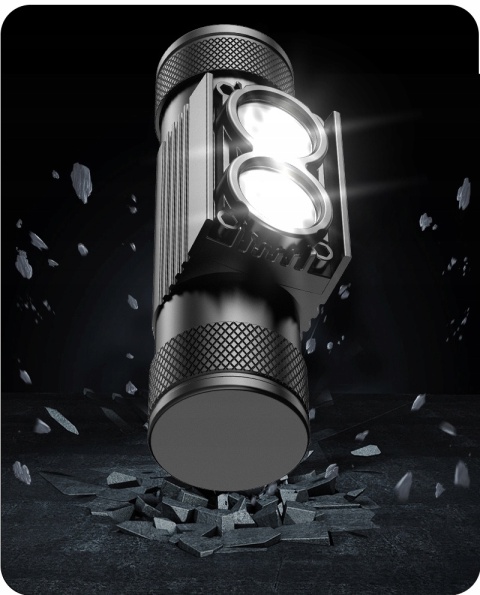 PREMIUM! LATARKA CZOŁOWA maXvision H25A 1800 lm LED 2*SST40 LED + aku 18650