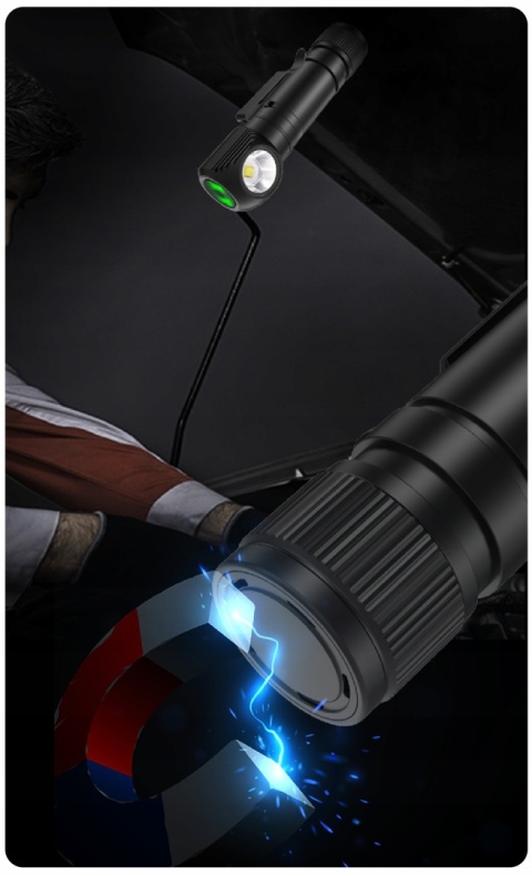 PREMIUM! LATARKA CZOŁOWA maXvision H30B LED SST40 LED + aku 18650