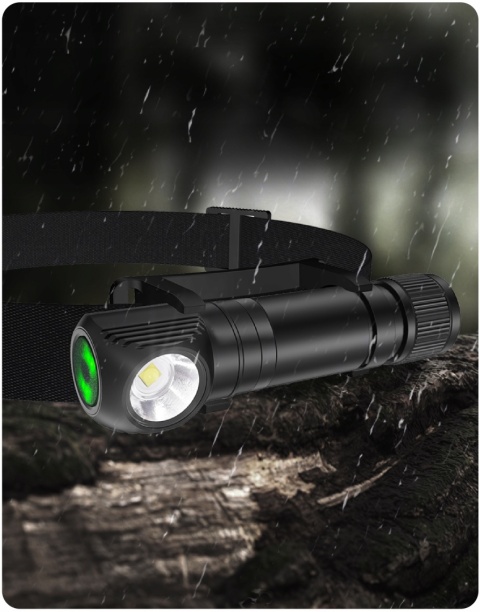 PREMIUM! LATARKA CZOŁOWA maXvision H30B LED SST40 LED + aku 18650