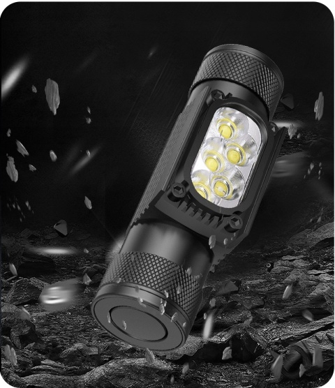 PREMIUM! LATARKA CZOŁOWA maXvision H35B 1747lm LED 5*SST20 LED + aku 18650