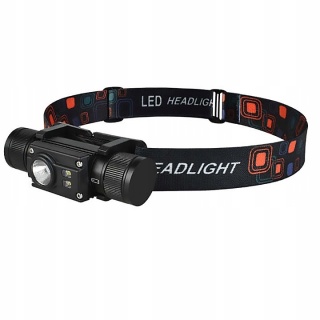 PREMIUM ! LATARKA CZOŁOWA maXvision M25L LED L2 + 2 XPE LED + aku 18650