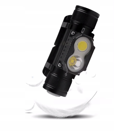 PREMIUM ! LATARKA CZOŁOWA maXvision M25R LED XTE+COB LED + aku 18650