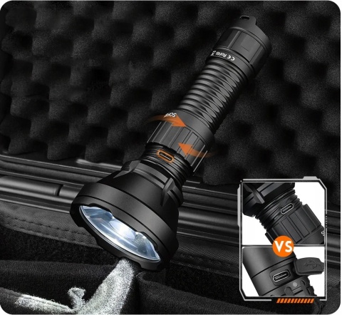 PREMIUM LATARKA DALEKOSIĘŻNA Sofirn SF26 2000lm LED EDC SFT40 21700 4000mAh