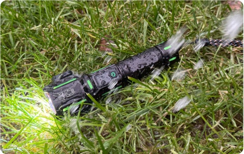 PREMIUM! LATARKA DALEKOSIĘŻNA ZOOM LED COB AKUMULATOR LCD NÓŻ MŁOTEK 1700m