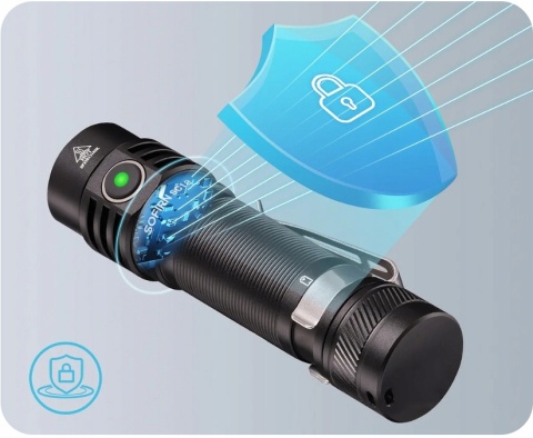 PREMIUM Latarka Sofirn SC18 1800lm LED EDC SST40 + akumulator 18650 3000mAh