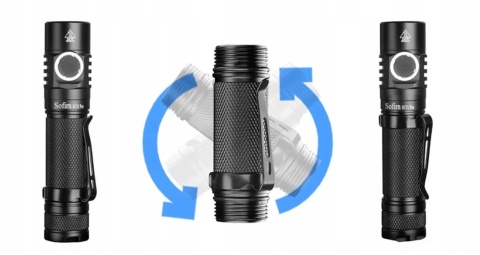 PREMIUM Latarka Sofirn SC31 PRO 2000lm LED SST40 + akumulator 18650 3000mAh