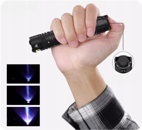 PREMIUM Latarka Sofirn SF16 UV LED SST-08 18650 3000mAh 875 mW USB-C