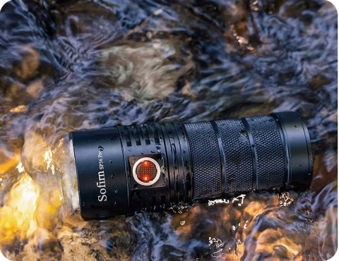 PREMIUM Latarka Sofirn SP36 PRO 8000lm LED EDC 4*SST40 3*18650 9000mAh