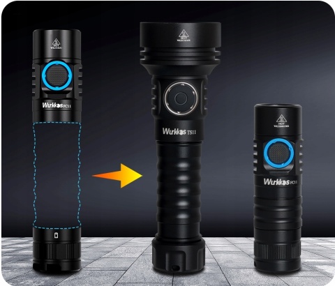 PREMIUM Latarka Wurkkos TS11 2000lm LED EDC SFT-40 616 metrów MINI