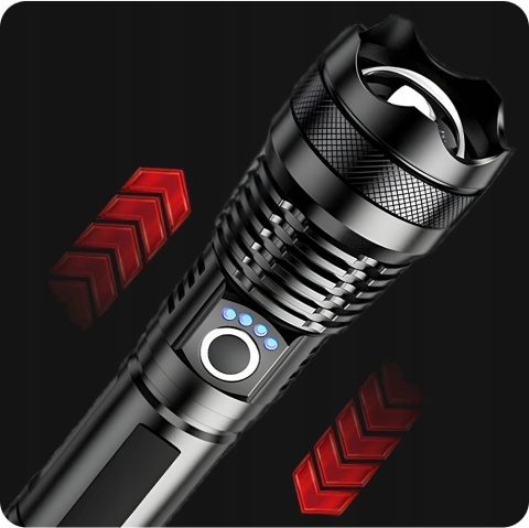 PREMIUM Latarka maXvision PT50 LED XHP90 5000lm 1500m 5000mAh USB-C GRATIS