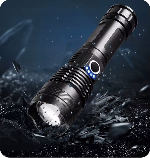 PREMIUM Latarka maXvision PT50 LED XHP90 5000lm 1500m 5000mAh USB-C GRATIS