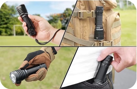 PREMIUM - MEGA MOC! Latarka Wurkkos TS23 5000lm LED EDC XHP70.3 HI 5500mAh