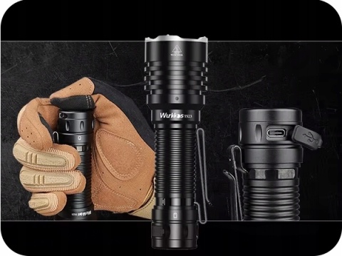 PREMIUM - MEGA MOC! Latarka Wurkkos TS23 5000lm LED EDC XHP70.3 HI 5500mAh