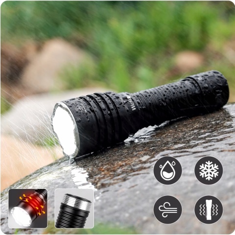 PREMIUM - MEGA MOC! Latarka Wurkkos TS23 5000lm LED EDC XHP70.3 HI 5500mAh