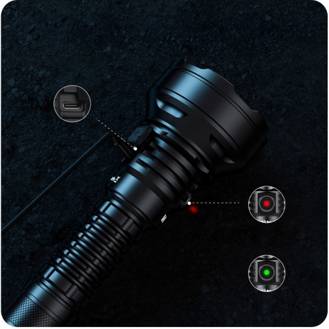 PREMIUM MOC! LATARKA DALEKOSIĘŻNA LED Wurkkos TD01 2200lm 21700 1039 metrów