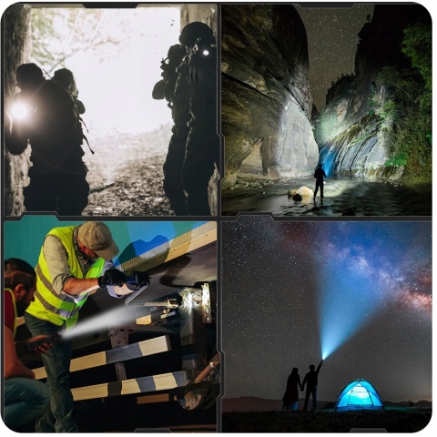 PREMIUM MOC! LATARKA DALEKOSIĘŻNA LED Wurkkos TD01 2200lm 21700 1039 metrów