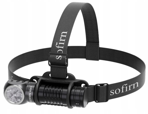 PREMIUM ! MOCNA LATARKA CZOŁOWA Sofirn HS41 4000lm 4*SST-20 LED + aku 21700