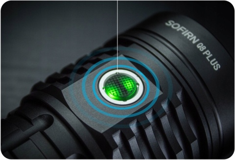 PREMIUM POTĘŻNA Latarka Sofirn Q8 Plus 16000lm LED 6*XHP50 3x21700 15000mAh