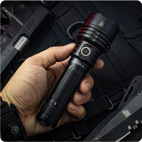 PROFESIONALNA Latarka Sofirn C8L 3100lm XHP50D HI aku 21700 USB-C MOC