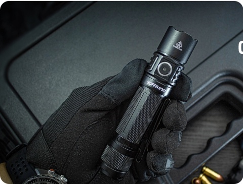 PROFESIONALNA! Latarka Sofirn SP35T 3100lm XHP50D HI aku 21700 USB-C WOJSKO