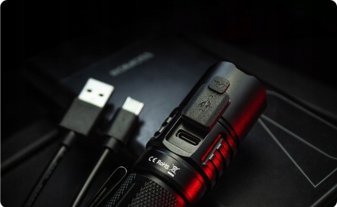 PROFESIONALNA! Latarka Sofirn SP35T 3100lm XHP50D HI aku 21700 USB-C WOJSKO