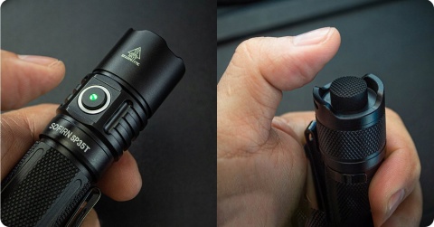 PROFESIONALNA! Latarka Sofirn SP35T 3100lm XHP50D HI aku 21700 USB-C WOJSKO