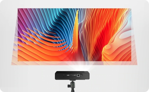 RZUTNIK PROJEKTOR 30000lm LED DLP ANDROID AUTO FOCUS ZOOM 4K 3D maXvision