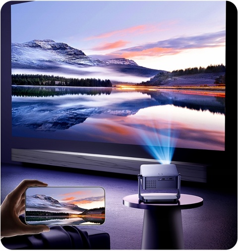 RZUTNIK PROJEKTOR LED maXvision PROJEKTOR LED FULL HD ANDROID 12000 LM