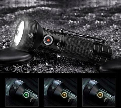 SOFIRN IF22A LATARKA LED TAKTYCZNA AKUMULATOROWA WODOODPORNA SFT40 2100lm