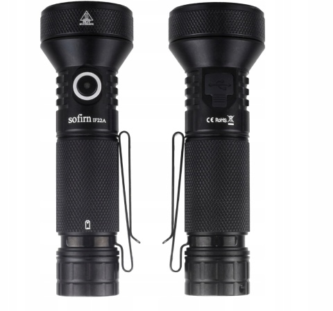 SOFIRN IF22A LATARKA LED TAKTYCZNA AKUMULATOROWA WODOODPORNA SFT40 2100lm