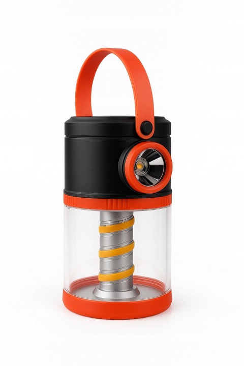 SOLARNA - MOCNA LAMPKA KEMPINGOWA LED NAMIOT BIWAK TURYSTYCZNA USB-C maX-18