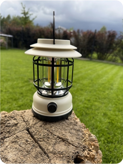 SOLARNA - MOCNA LAMPKA KEMPINGOWA LED NAMIOT BIWAK TURYSTYCZNA USB-C