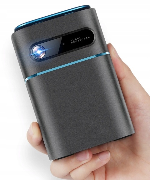 SUPER MINI PROJEKTOR DLP PRZENOŚNY AKUMULATOR ANDROID 4K