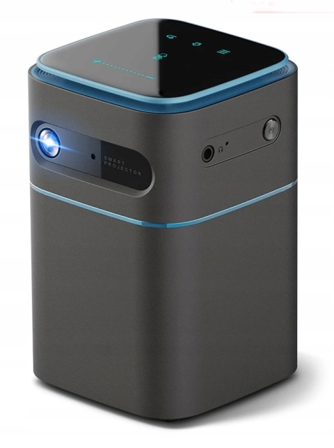 SUPER MINI PROJEKTOR DLP PRZENOŚNY AKUMULATOR ANDROID 4K