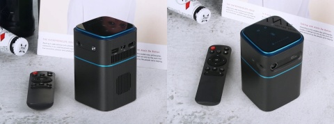 SUPER MINI PROJEKTOR DLP PRZENOŚNY AKUMULATOR ANDROID 4K