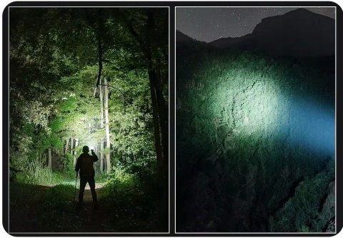 SUPER MOC LATARKA DALEKOSIĘŻNA maXvision WL50 LED 1500 METRÓW 5000mAh USB-C