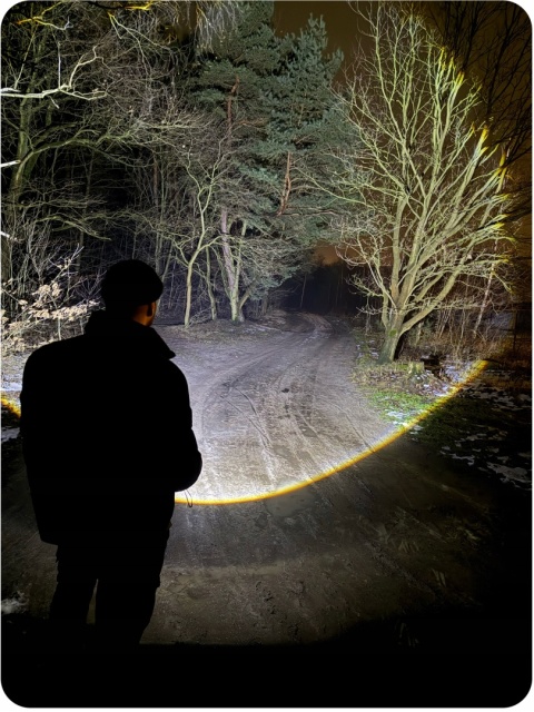 SUPER MOC LATARKA DALEKOSIĘŻNA maXvision WL50 LED 1500 METRÓW 5000mAh USB-C