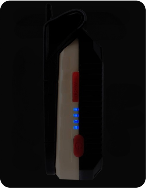 SUPER MOCNA LAMPKA ROBOCZA KEMPINGOWA OSTRZEGAWCZA LATARKA 3w1 USB-C MAGNES