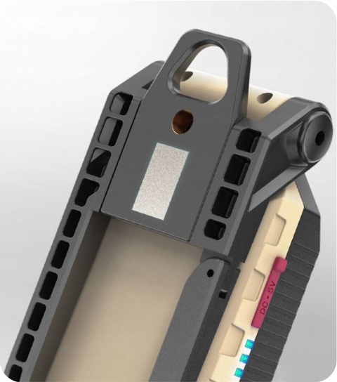 SUPER MOCNA LAMPKA ROBOCZA KEMPINGOWA OSTRZEGAWCZA LATARKA 3w1 USB-C MAGNES