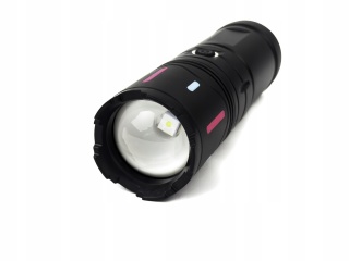 SUPER MOCNA! LATARKA LED LASER DALEKOSIĘŻNA RED Power-Bank 1800m ZOOM M30